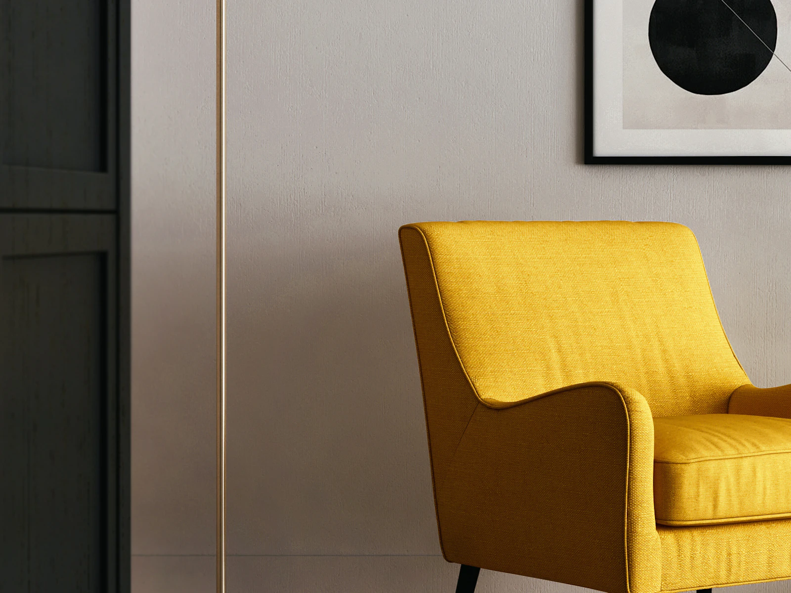 Detail of the Lumo lounge chair