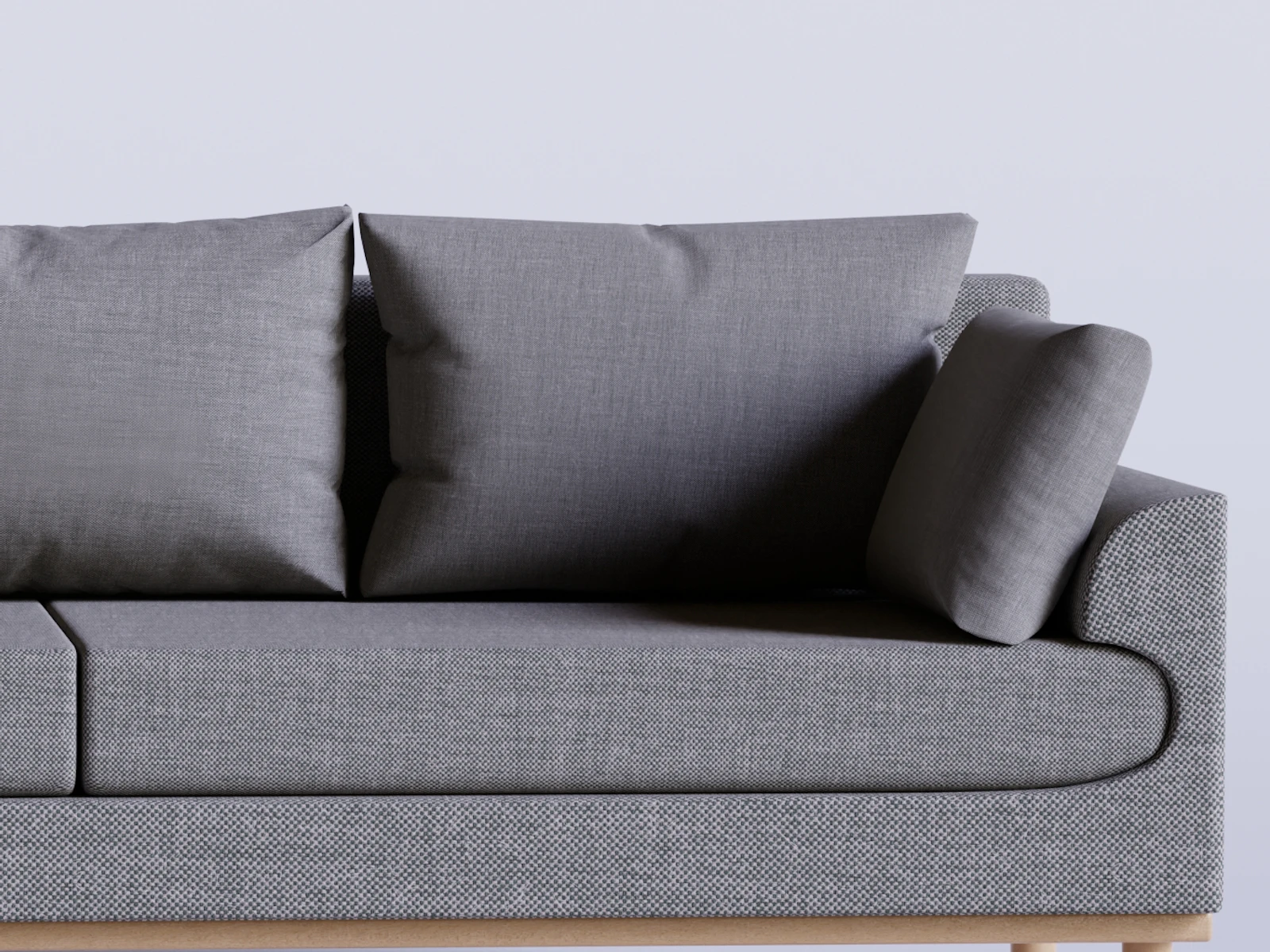 Detail of the Ruka 3-seat sofa
